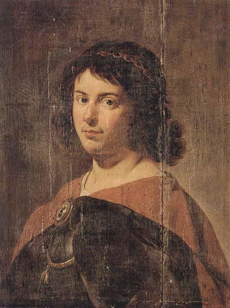 Jan van Bijlert Portait of a young man,half-length,wearing a breastplate and brooch,wearing a breastplate and brooch with the head of medusa,and the order of the gold Sweden oil painting art